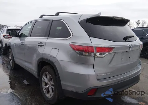 2015 Toyota Highlander Le Plus V6 из США, поврежденный, VIN 5TDBKRFH0FS181840